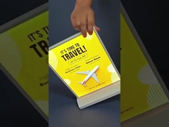 Wiederaufladbare drahtlose Desktop-Anzeige Doppelseitige Werbeleuchte