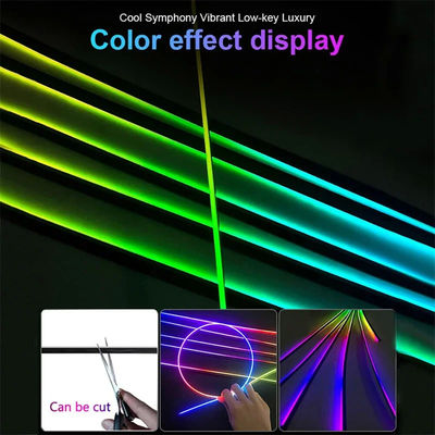 kaufen 18 in 1 Auto-Umgebungsbeleuchtung Licht Neon-Außenstreifen 96MHz RGB Auto-Atmosphärenleuchten Online-Herstellung
