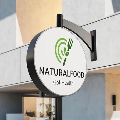 kaufen Custom Double-Sided LED Lightbox Sign mit Aluminiumlegierungsrahmen und motorgesteuerter Drehung Online-Herstellung