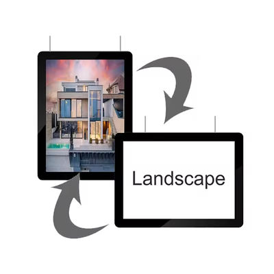 Immobilien-Fenstermarkenanzeige KWS-BD-A4 Hintergrundbeleuchtung Acryl-LED-Lichtbox