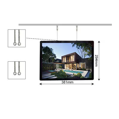 5.76W Werbung Lichtbox Etikett Info Bestätigt Lichtbox Anzeige Ultraslim Profil