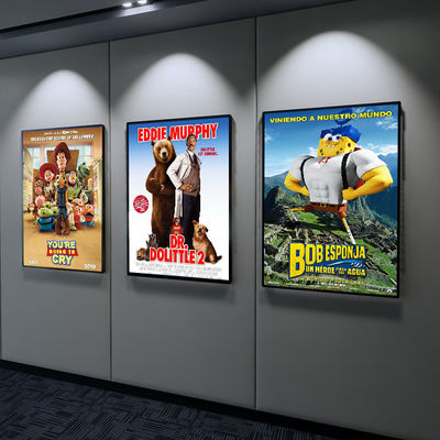 Filmposter Lichtbox Aluminiumrahmen Ultra dünne Werbelampe