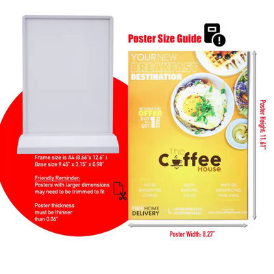 angepasste wiederaufladbare Lichtschachtel 8000k Hochhelligkeit Led Box Schild