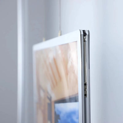 Clip Design Werbeleuchte 2500 Lux Poster Lichtscheibe mit 2835 LED-Streifen