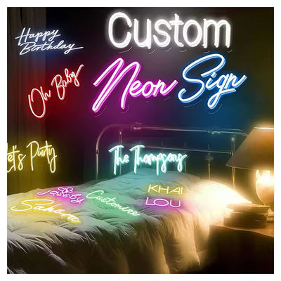 15mm 10mm Tube Neon Led Light Sign Vertikal Horizontales Hängendes 12V Aufleuchten Namensschild