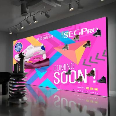 Hintergrundbeleuchtung LED Stoff Lichtschacht Werbung Aluminium Profilrahmen Lichtschacht