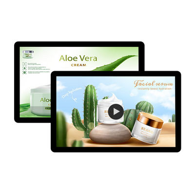 Einseitige Hängende Werbeanzeige 21,5 Zoll Android Media Player 1920x1080 für Wandmontage