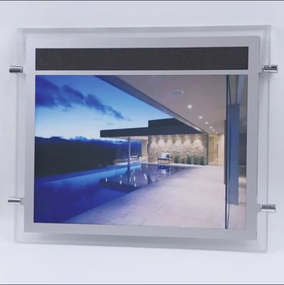 A3 A4 Acryl Bild Fotorahmen LED-Display Lichtschacht Immobilienschild Hängende Werbung LED-Display