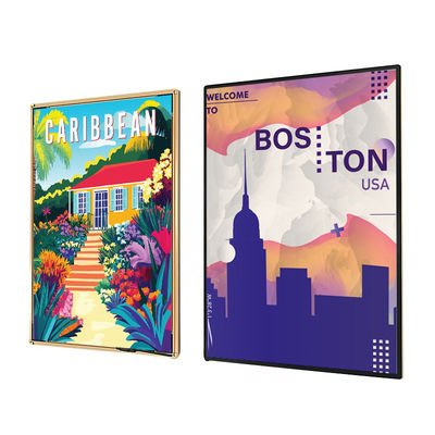 Premium-Glas-LED-Lichtboxen-Fabrik Großhandel Ultra-Schlanke Werbe-Lichtboxen