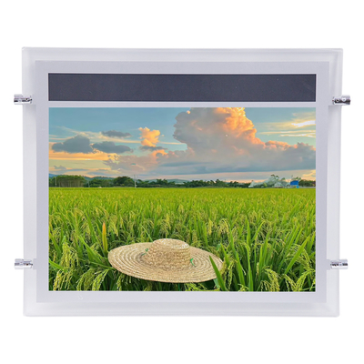 SMD-LED-Kristalllichtbox Silberneonbox für Werbung 2835 LED-Streifen Acrylplatte