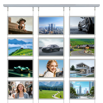 Custom Crystal Led Light Box 80000hr Klares Acryl-Hintergrundlicht Werbe-Lichtboxen