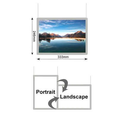 Aluminium-Ultra-Slim-Kristall-Licht-Box Snap-Clip Werbe-Hintergrundbeleuchtung Posterrahmen Licht-Boxen