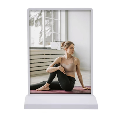 Anpassbare LED-Desktop-Menü-Leuchtbox mit Akku für Tischwerbung in Restaurants