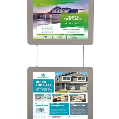 Oem Led Doppelseitige Ultra dünne Hintergrundbeleuchtung Lichtschachtel Werbeplakat